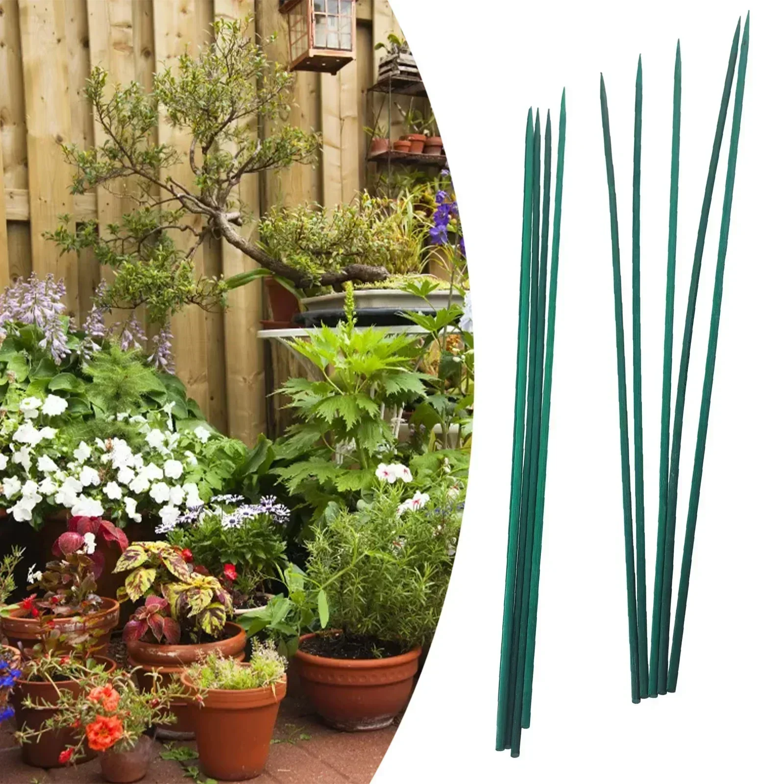 Gardening Tools Wooden - 10pc 40cm Plant Stake KIT Wood