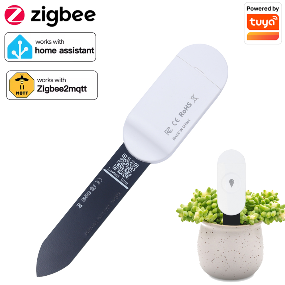 Moisture Meter Plant - Tuya Zigbee Temperature Humidity Moisture Detector