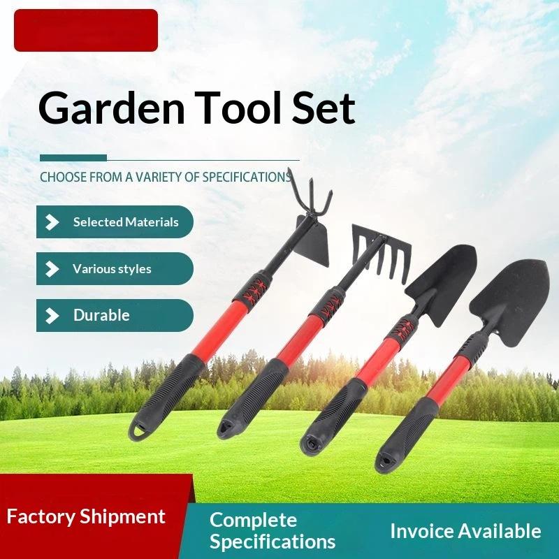 Gardening Tools Hoe - 1PCS Gardening Spade Five-tooth Handle Garden