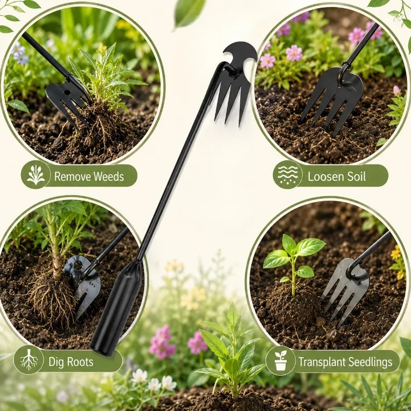 2 in 1 Garden Rake Manual Seed - Gardening Tools Hoe review and price