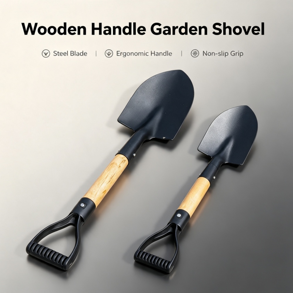 Natural Wood Handle Anti-Corro - Gardening Tools Wooden review and price