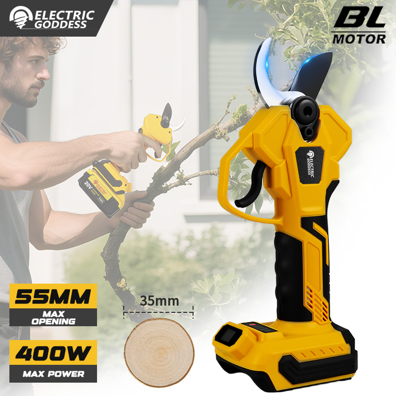 Brushless 55mm Electric Prunin - Pruning Shears review and price