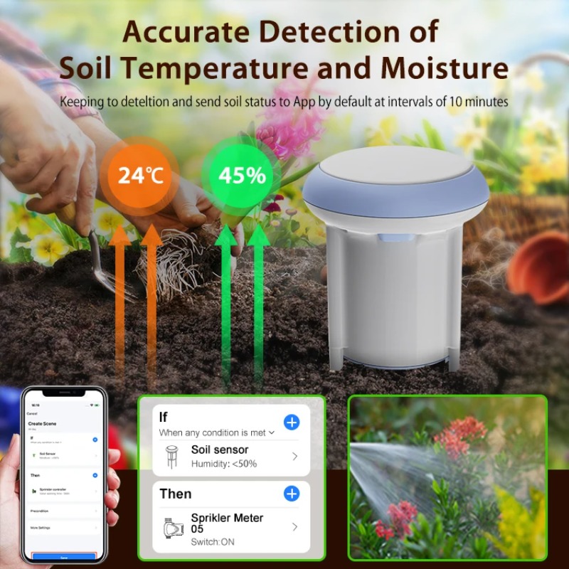 New Smart Soil Sensor Solar Mo - Moisture Meter Plant review and price