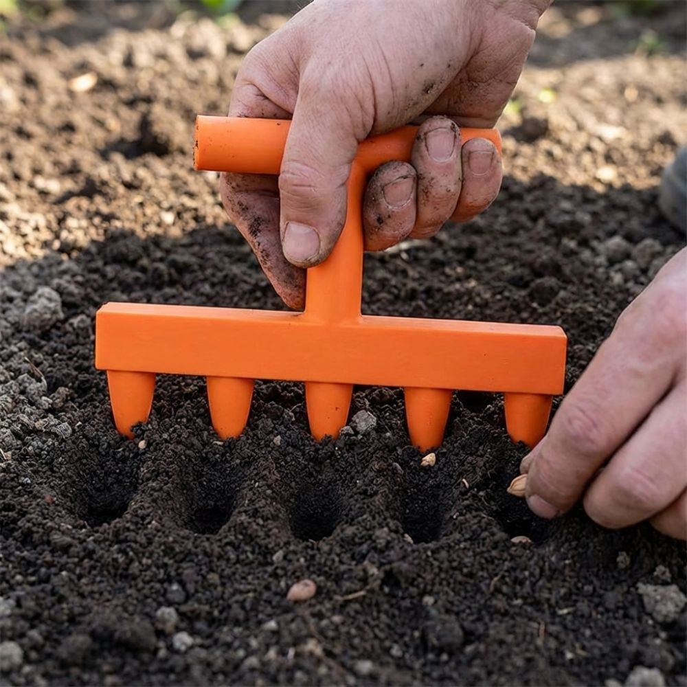 Plastic Soil Hole Drilling Too - Garden Row Marker review and price