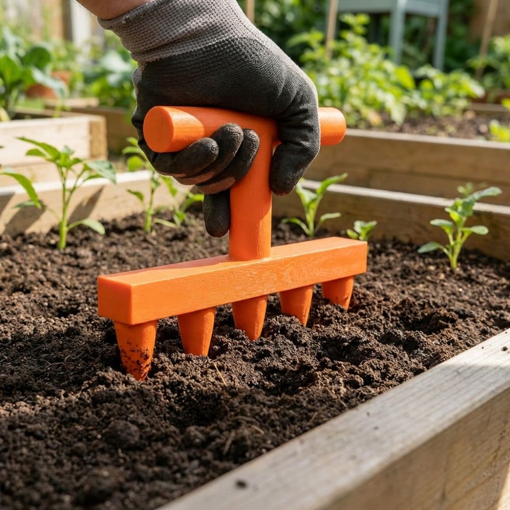Plastic Soil Hole Drilling Too - Garden Row Marker review and price