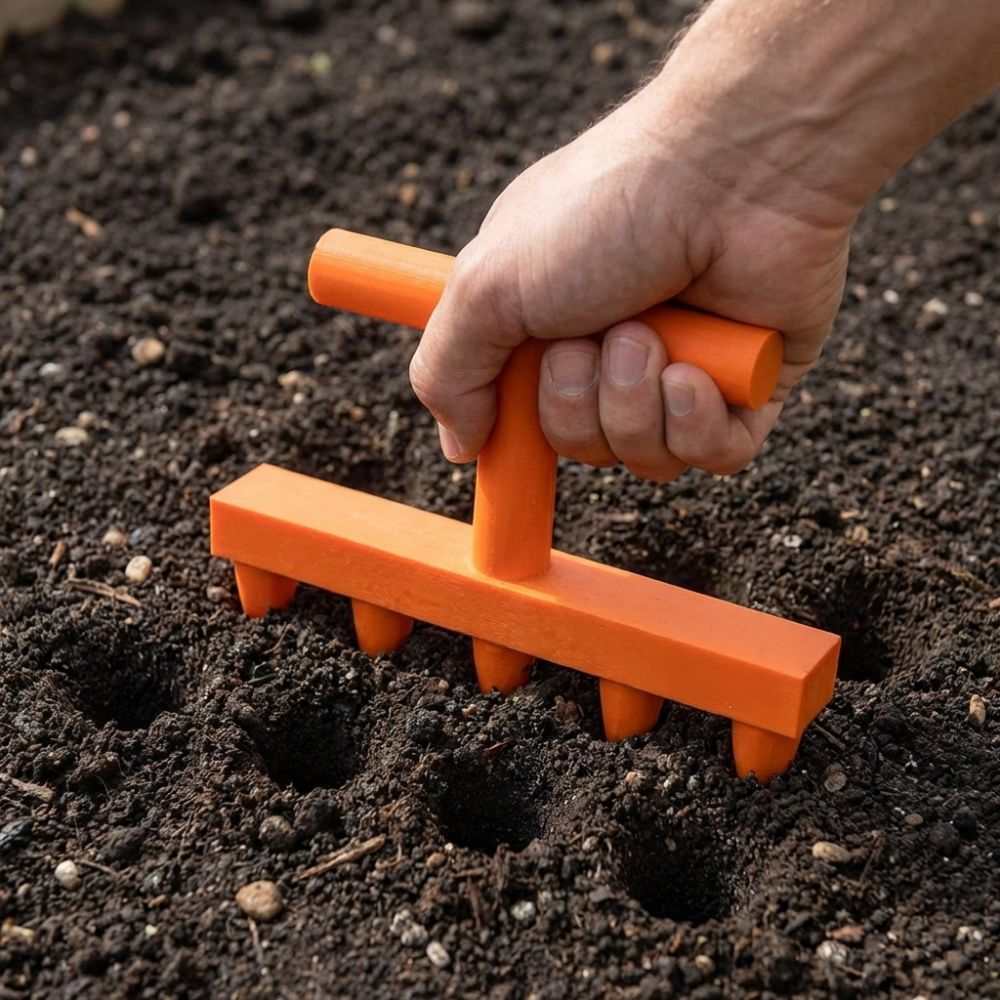 Plastic Soil Hole Drilling Too - Garden Row Marker review and price
