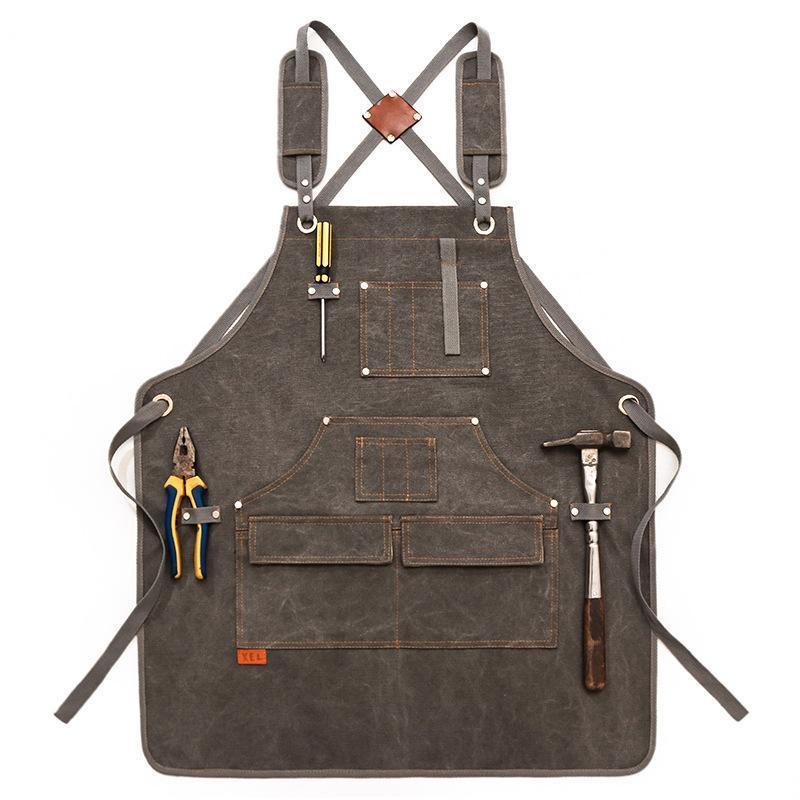 Canvas Apron With Printed Logo - Gardening Tools Logo review and price