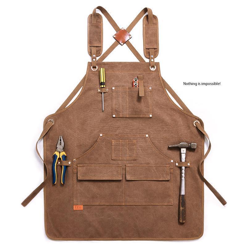 Canvas Apron With Printed Logo - Gardening Tools Logo review and price
