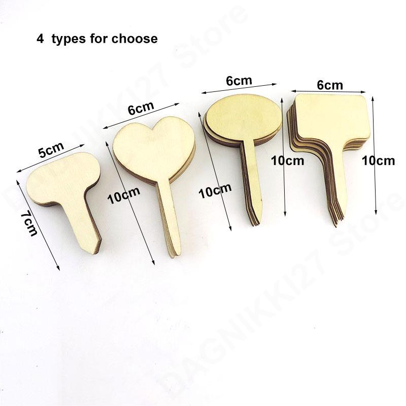 10x T-Type Wooden Plant Labels - Gardening Tools Wooden review and price