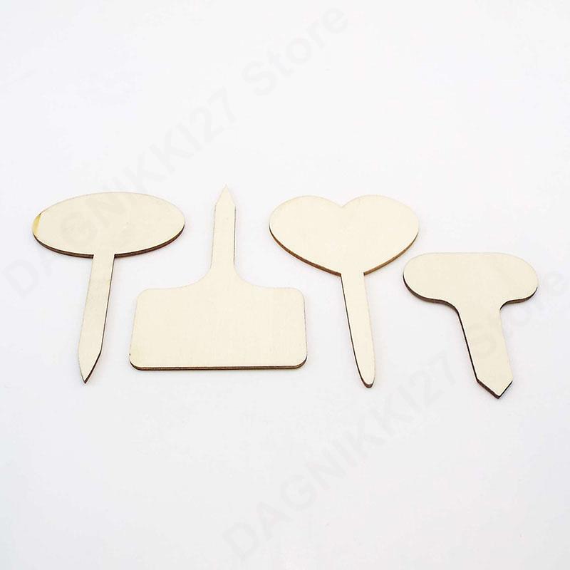 10x T-Type Wooden Plant Labels - Gardening Tools Wooden review and price