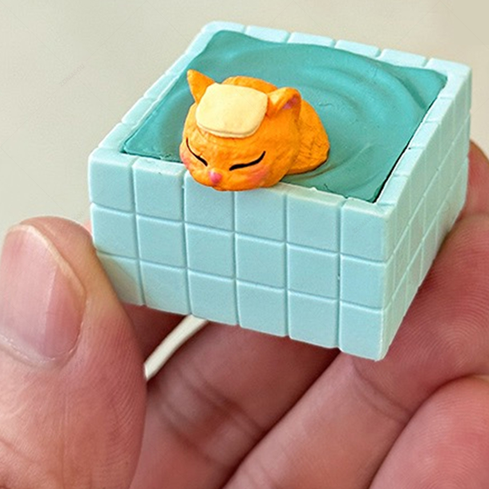 Mini Shower Cat Ornament Minia - Gardening Tools For 10 Year Olds review and price
