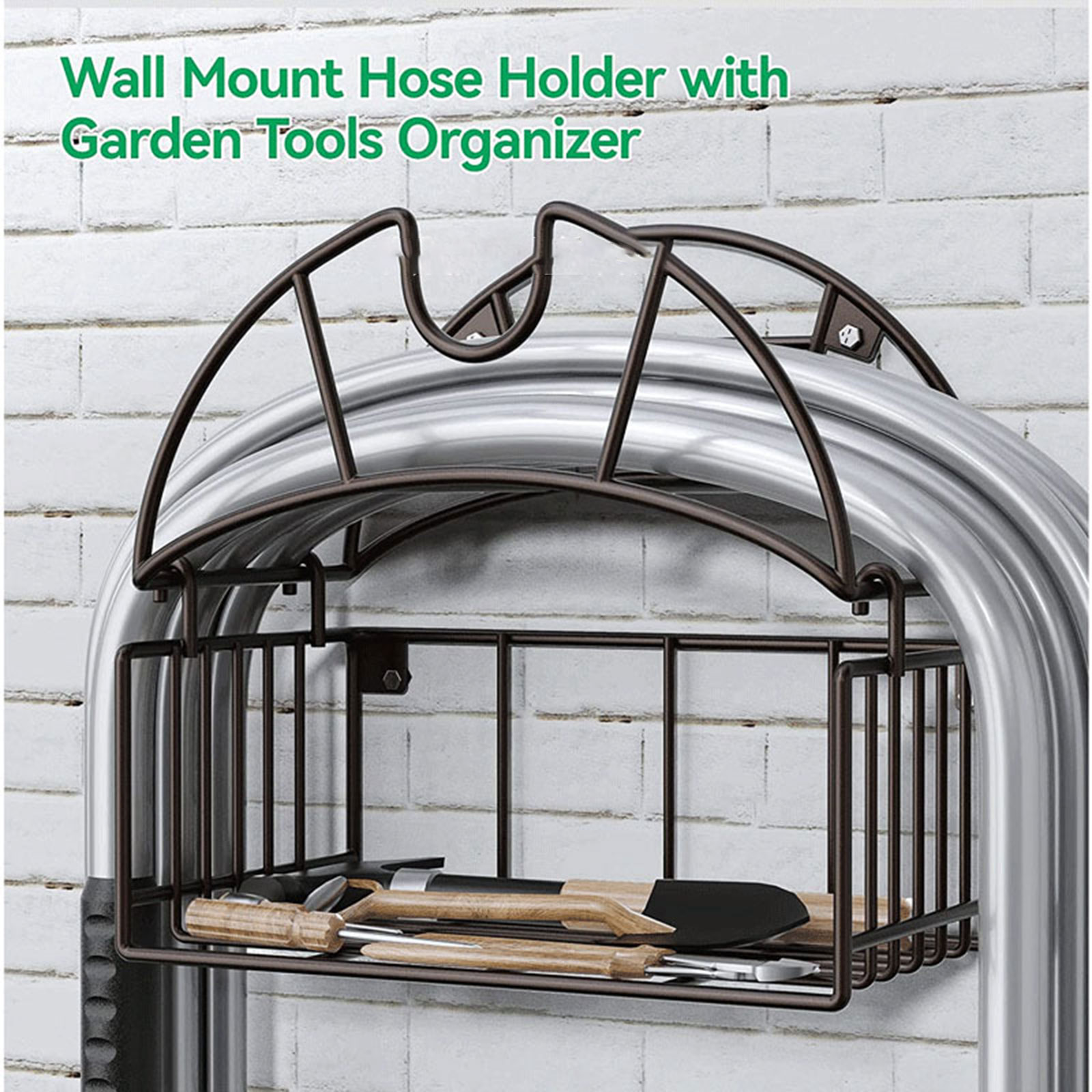 Wall Mount Garden Hose Holder  - Gardening Tools Hoe review and price