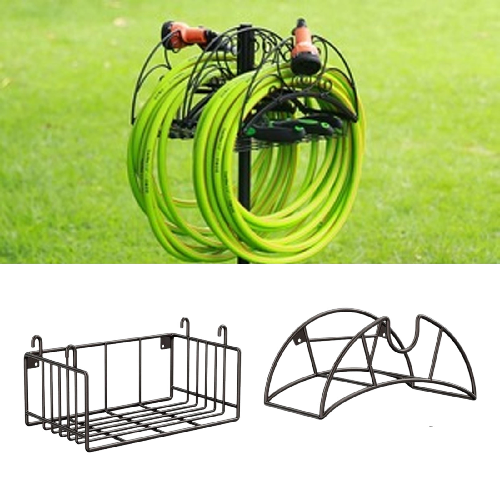 Wall Mount Garden Hose Holder  - Gardening Tools Hoe review and price